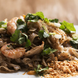 Thai-Style Chicken And Prawn Fried Noodles (Pad Thai) Recipe by Tasty