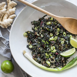 Thai-Style Sauteed Greens with Coconut Milk