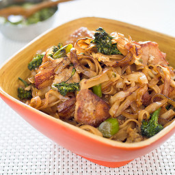 Thai-Style Stir-Fried Noodles with Chicken and Broccolini