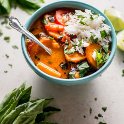 Thai Sweet Potato Coconut Red Curry