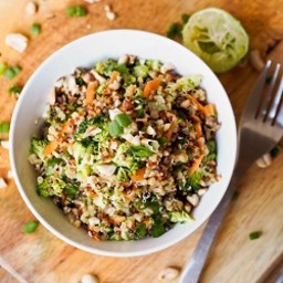Thai Veggie Quinoa Bowls {Gluten-Free, Vegan}