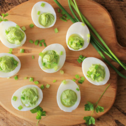 The 28-Day Shrink Your Stomach Challenge Avocado Deviled Eggs