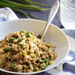 The Best 10 Minute Veggie Fried Rice