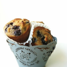 The Best Almond Flour Blueberry Muffins
