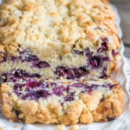 The Best Blueberry Bread Recipe {with Buttery Crumb Streusel}