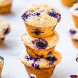 The BEST Blueberry Muffins (Homemade & So Moist!)