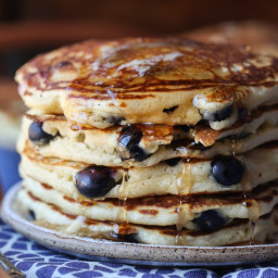 The BEST Blueberry Pancakes