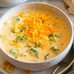 The Best Broccoli Cheese Soup Recipe
