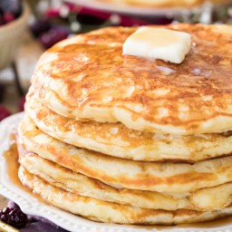 The BEST Buttermilk Pancakes Recipe