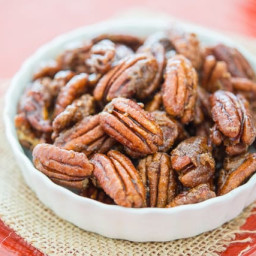 The BEST Candied Pecans (5-minute recipe)