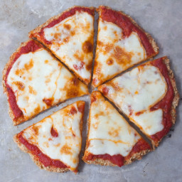 The Best Cauliflower Pizza Crust - Just 5 Ingredients!