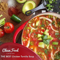 THE BEST Chicken Tortilla Soup recipe!