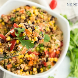 The best Chilled Southwestern Quinoa Salad you'll ever make!
