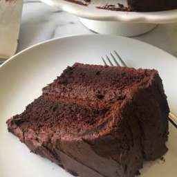 The Best Chocolate Cake with Buttercream Frosting