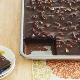The Best Chocolate Sheet Cake. Ever.