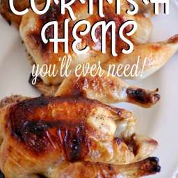 The BEST Cornish Hen Recipe: The Only Recipe You Will EVER Need