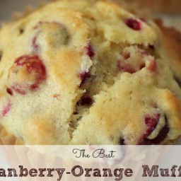 The Best Cranberry Orange Muffins Ever!