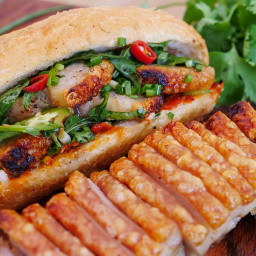 The BEST Crispy Pork Belly and Sandwich