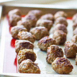 The Best Easy Homemade Baked Meatballs Recipe