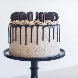 The Best Ever Cookies and Cream Cake with Oreo Buttercream