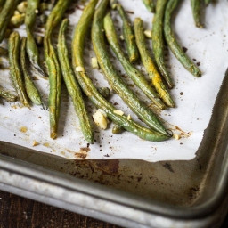 The Best Ever Oven Roasted Green Beans