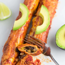 The Best Ever Vegetarian Enchiladas