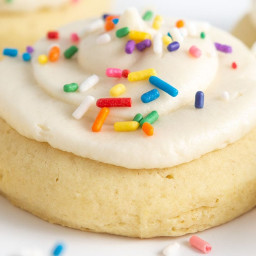 The BEST Fluffy Sugar Cookies