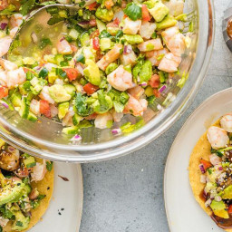 The BEST Fresh Mexican-Style Shrimp Ceviche with Avocado