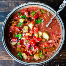 The BEST Gazpacho (Chunky or Smooth)