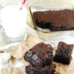 The BEST Gluten-free Vegan Brownies (Gluten, dairy, egg, soy, peanut and tr