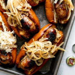 The BEST Grilled Wisconsin Beer Brats Recipe