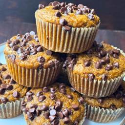 The Best Healthy Pumpkin Banana Muffins with Fall Spices