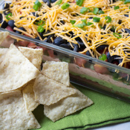 The Best Healthy Seven Layer Dip