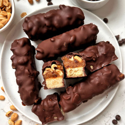The BEST Healthy Snickers Recipe (gluten-free)