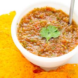 The Best Homemade Salsa with Fresh Tomatoes & Cilantro Recipe - 5 Ingredien