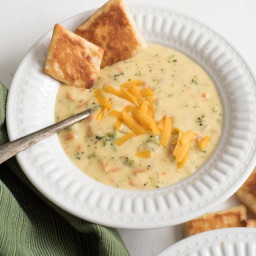 The Best Instant Pot Broccoli and Cheese Soup