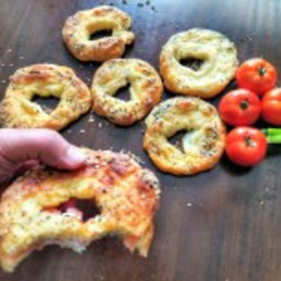 The Best Keto Low Carb Bagels with Everything Seasoning
