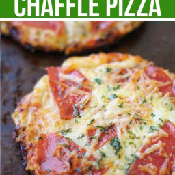 The Best Keto Pizza Chaffle Recipe