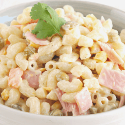 The Best Mexican Macaroni Ham Salad (With Ham)