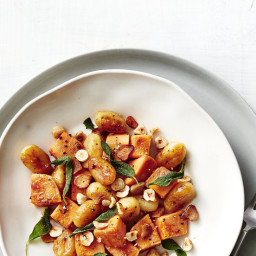 Gnocchi and Sweet Potatoes With Hazelnuts