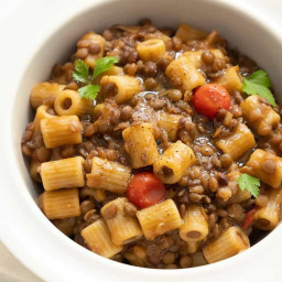 THE BEST PASTA WITH LENTILS