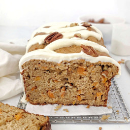 The Best Protein Carrot Cake Loaf you’ll Ever Have!