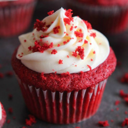 The BEST Red Velvet Cupcakes with Cream Cheese Frosting