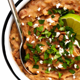 The BEST Refried Beans!