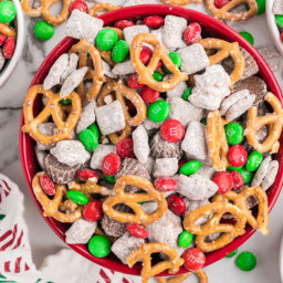 The Best Reindeer Chow Snack Mix