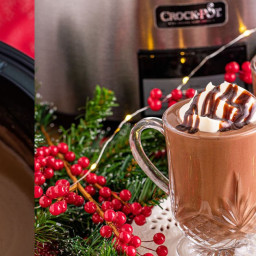 The BEST Scratch Slow Cooker Hot Chocolate