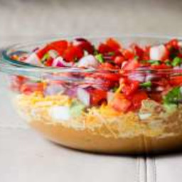 The Best Seven Layer Mexican Dip Appetizer
