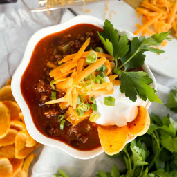 The BEST Slow Cooker Chili