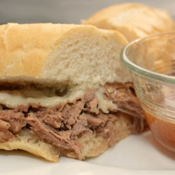 The BEST Slow Cooker French Dip Sandwiches