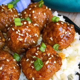 The Best Sticky Asian Glazed Meatballs Recipe